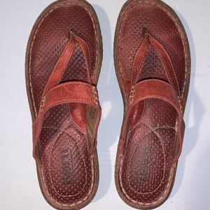 Born size 8 Leather sandal